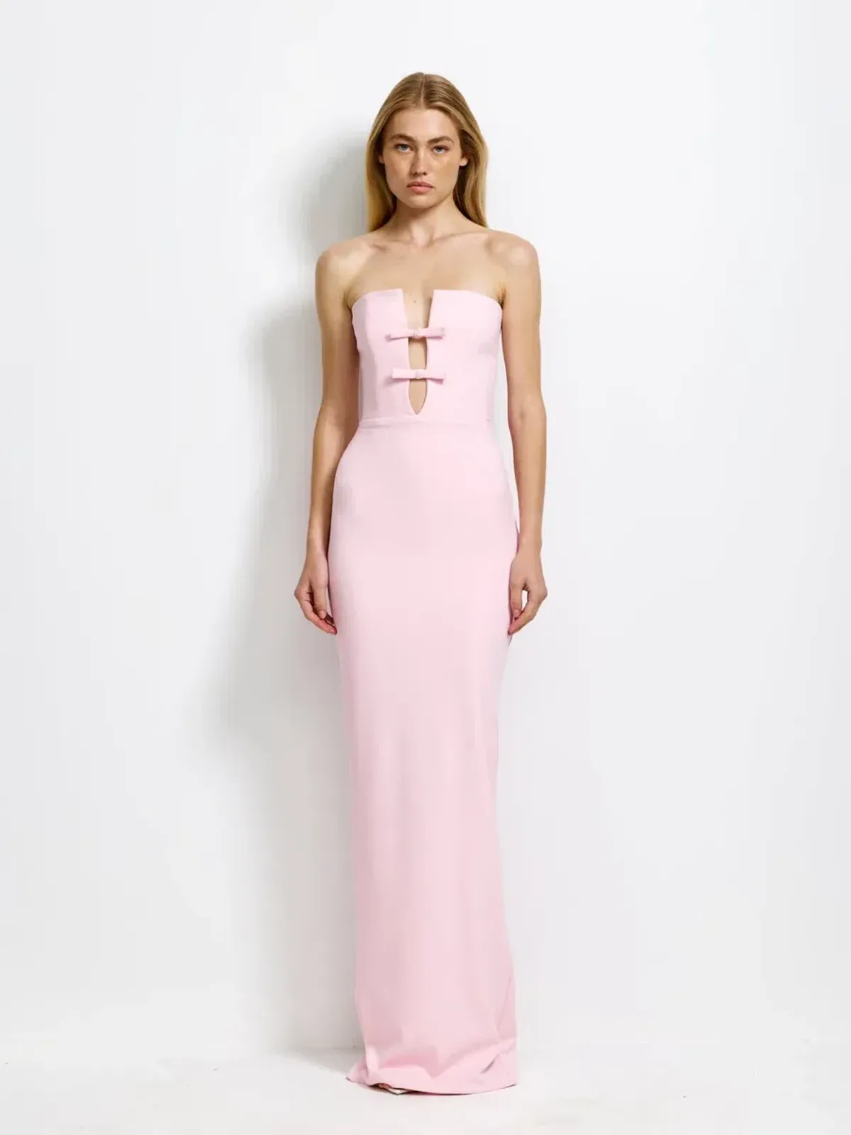 Effie Kats Addison gown parfait pink size XS (6) for rent on The Volte - main image