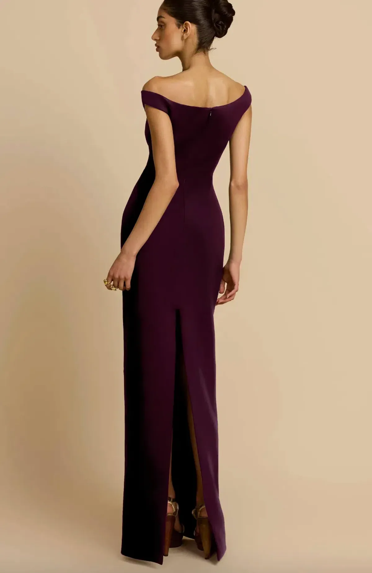 Arcinia Ori, Arcinia Ori Ellery Dress Plum, Size 10 (M) - Image 2
