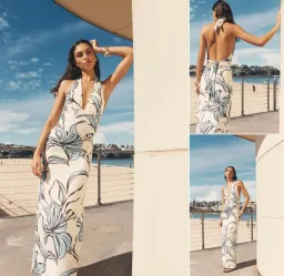 Kookai Willow Halter Maxi Size 6 for rent on The Volte - image 1