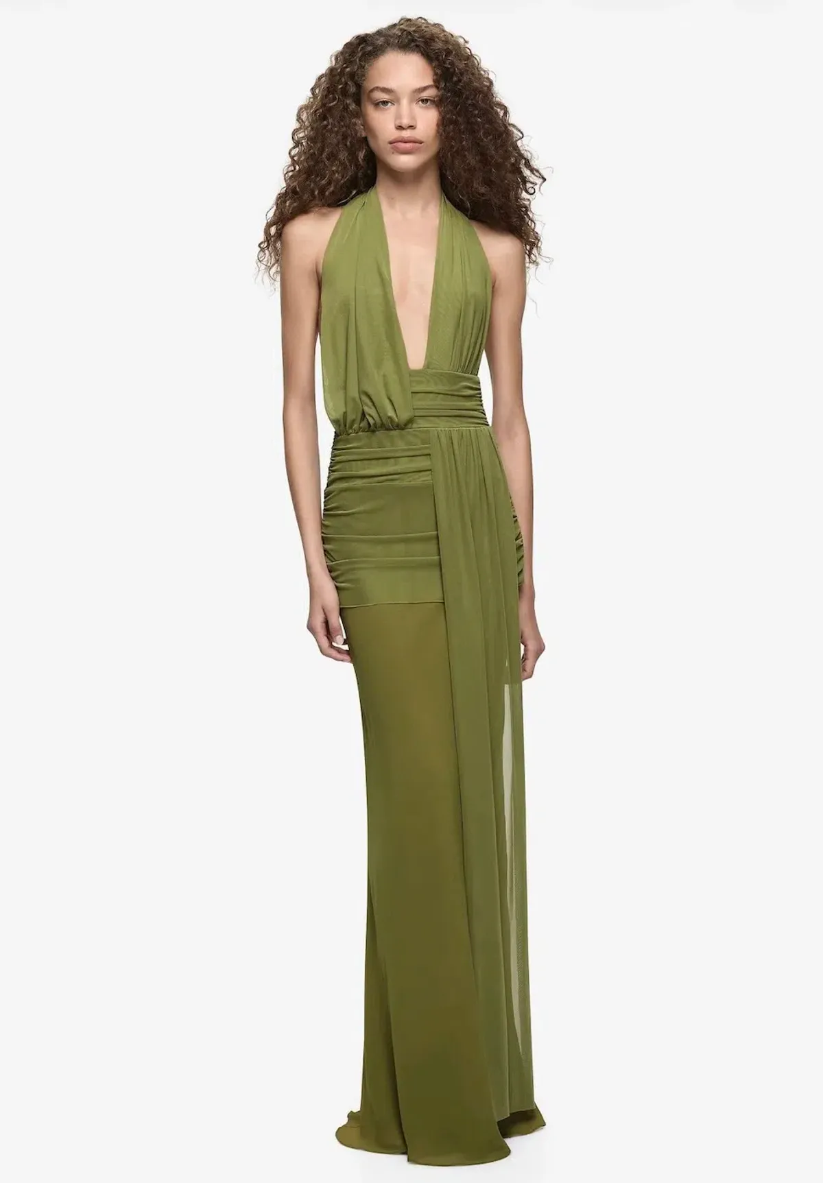 Bec & Bridge Cassis Drape Maxi Dress - Fern Size 6 - Image 2