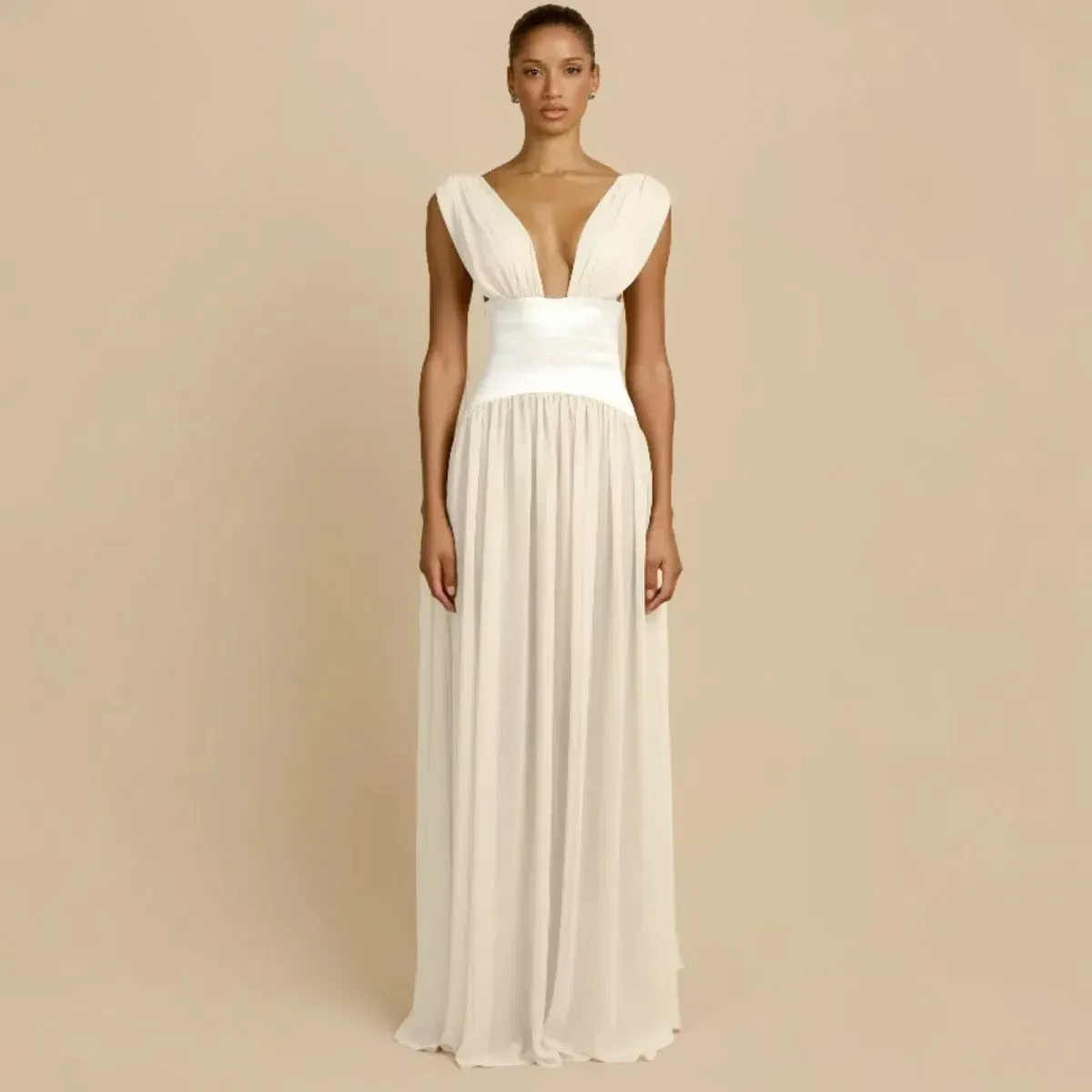 🥂Arcina Ori Ramona Dress in Ivory White - Size M/10 AU 🥂 - Image 2