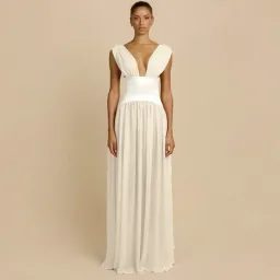 🥂Arcina Ori Ramona Dress in Ivory White - Size M/10 AU 🥂 for rent on The Volte - image 2