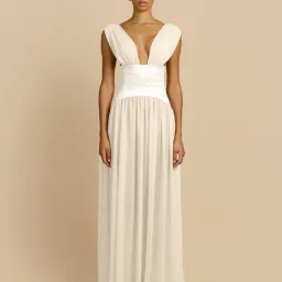🥂Arcina Ori Ramona Dress in Ivory White - Size M/10 AU 🥂 for rent on The Volte - image 9