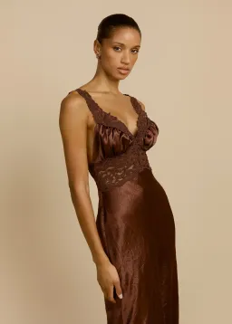 Brand New 🤎 Arcina Ori Eveline Dress in Cacao Brown 🤎 Size S / 8 AU for rent on The Volte - image 6
