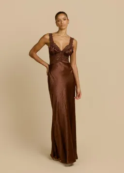 Brand New 🤎 Arcina Ori Eveline Dress in Cacao Brown 🤎 Size S / 8 AU for rent on The Volte - image 7