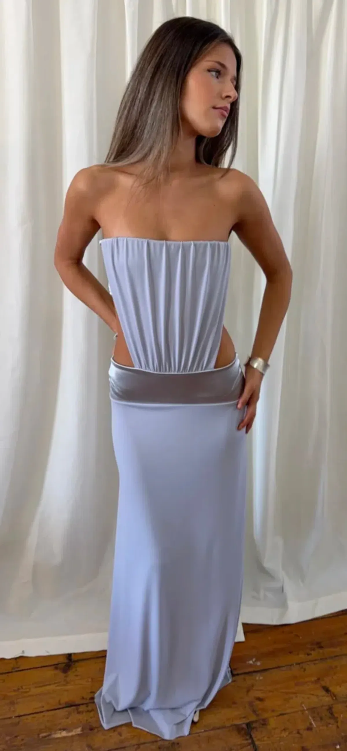 LaMarie Kendall Dress Silver Size XS/S - Image 3