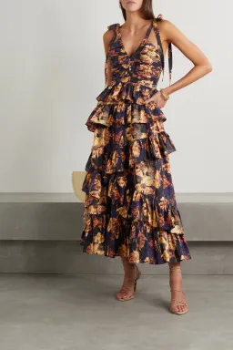 Ulla Johnston Ruffle Dress for rent on The Volte - image 1