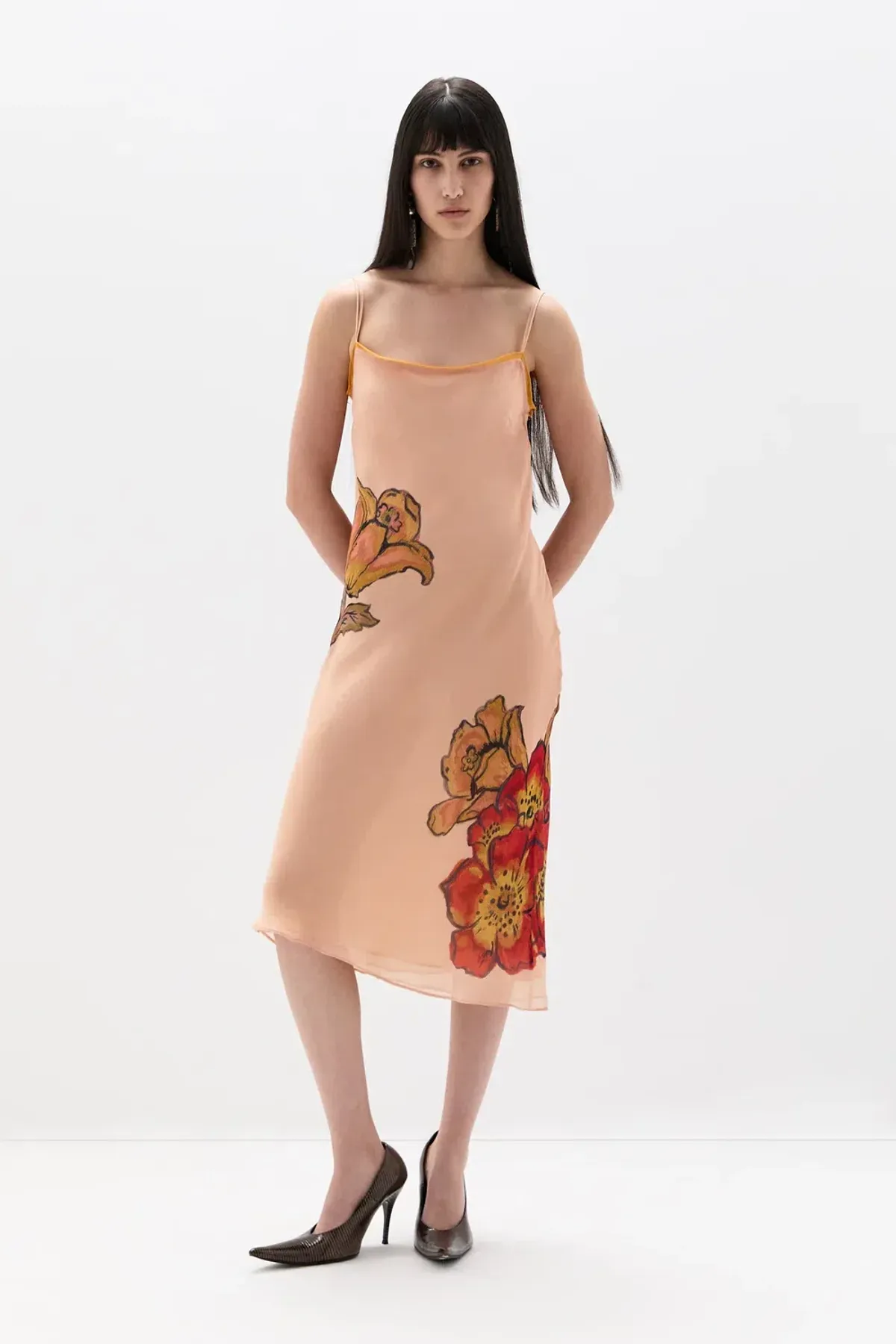 Sir the Label Estella Slip Midi Dress Size 1 for rent on The Volte - main image