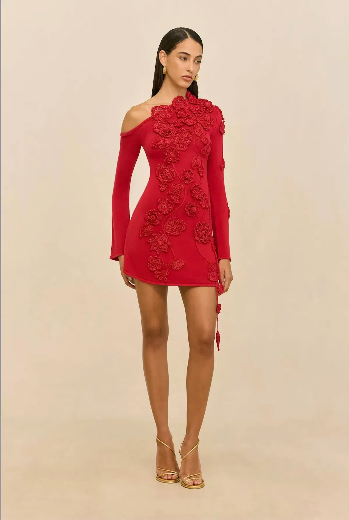 Cult Gaia Kaela Knit Dress Merlot size 8 - Image 3