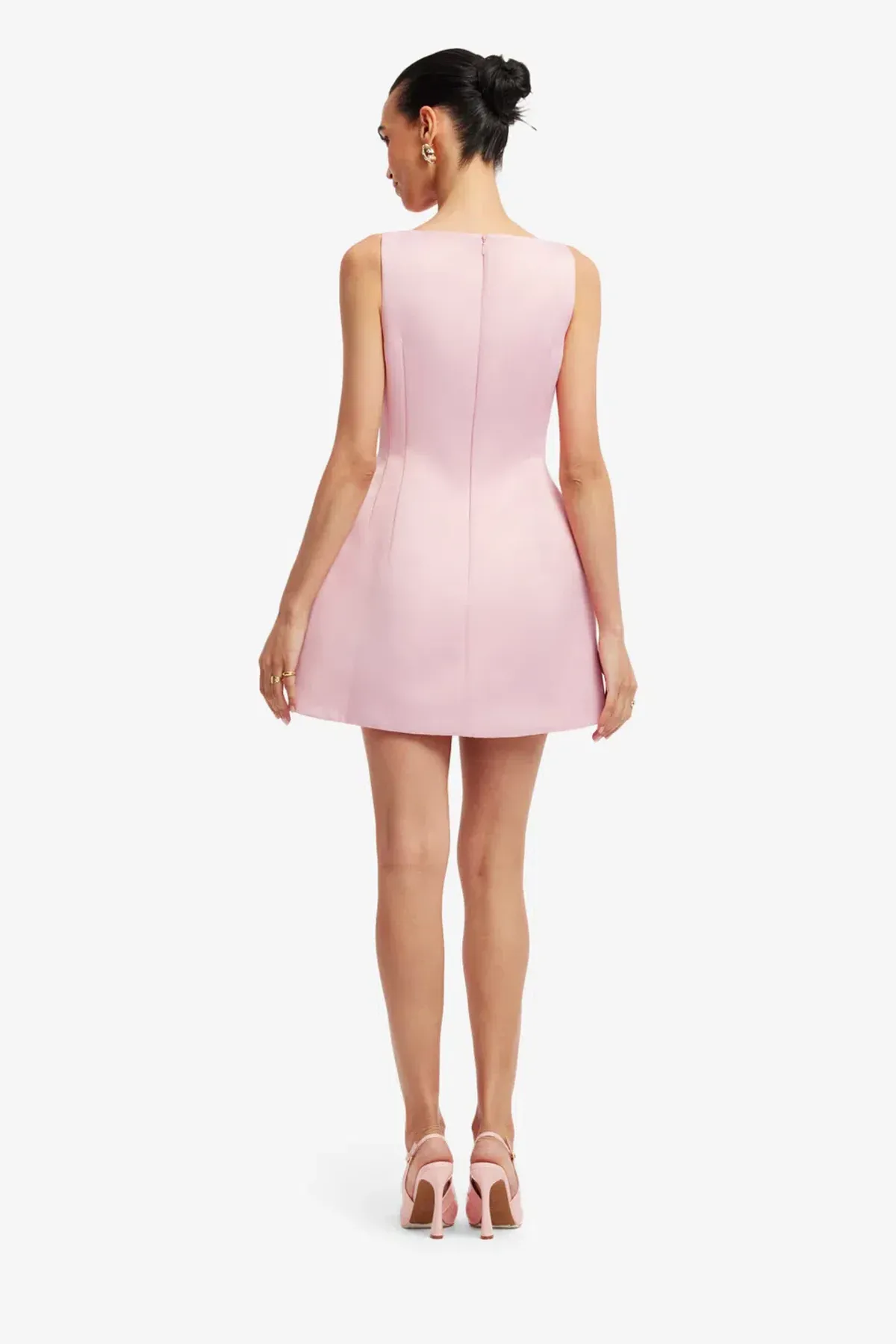 Leo Lin Ali Embroidered Boat Neck Mini Dress 8 - Image 2