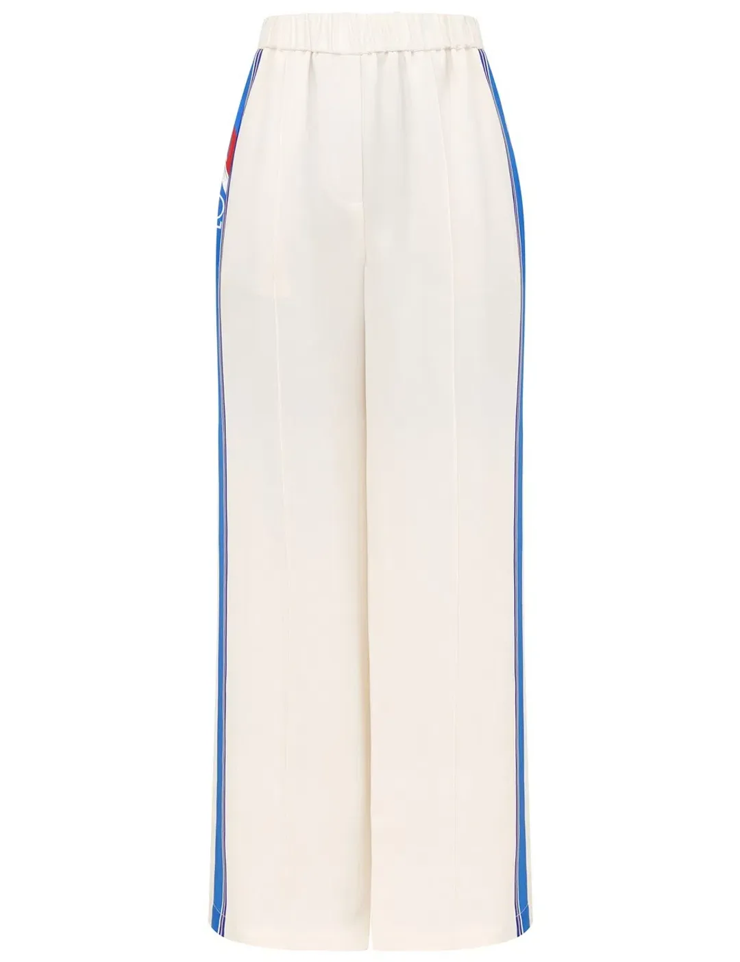 Zimmermann Man Style Shirt Size 0P and Straight Leg Pant Set Size 1 in Boat Print for rent on The Volte - main image