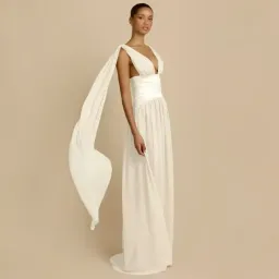 🥂Arcina Ori Ramona Dress in Ivory White - Size S / 8 AU 🥂 for rent on The Volte - image 1