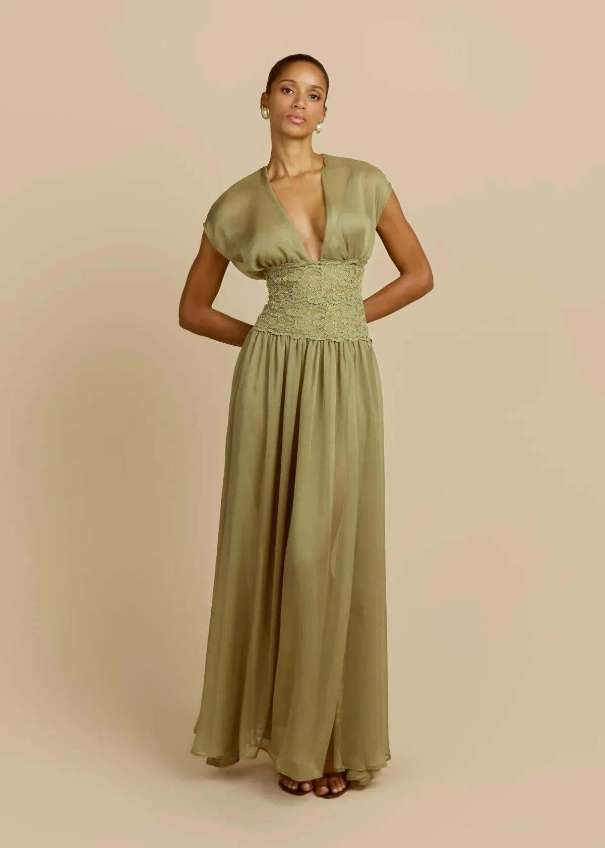Arcina Ori Mary Jane Dress – Pistachio Green – Size AU 8 (S) - Image 7