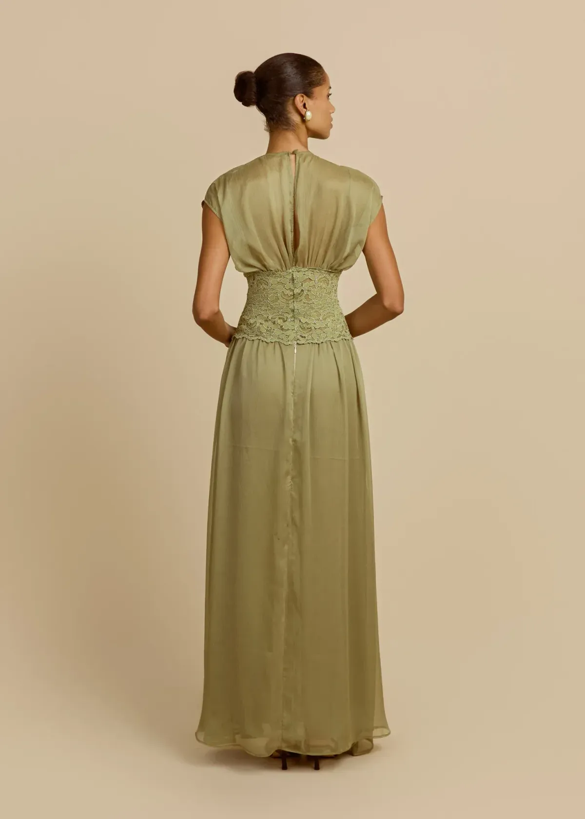 Arcina Ori Mary Jane Dress – Pistachio Green – Size AU 8 (S) - Image 3