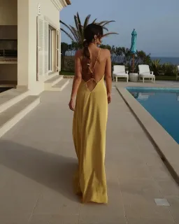 π Soleil Maxi Dress β Golden Yellow β Size AU 12 (L) π for rent on The Volte - image 9