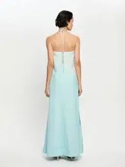 KIVARI Cassia Maxi Dress - Aqua Blue Size 10 for rent on The Volte - image 3