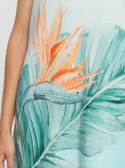KIVARI Cassia Maxi Dress - Aqua Blue Size 10 for rent on The Volte - image 6
