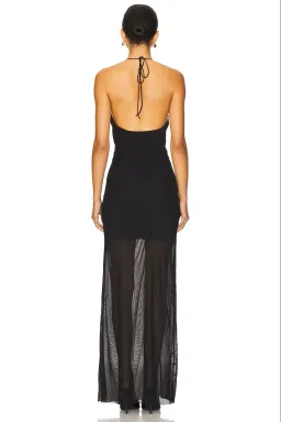 Bec + Bridge Sania Halter Maxi Dress Black Size 6 for rent on The Volte - image 3
