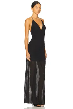 Bec + Bridge Sania Halter Maxi Dress Black Size 6 for rent on The Volte - image 2