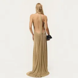 Arcina Ori Kaia Dress In Gold In XS / 6 AU for rent on The Volte - image 2
