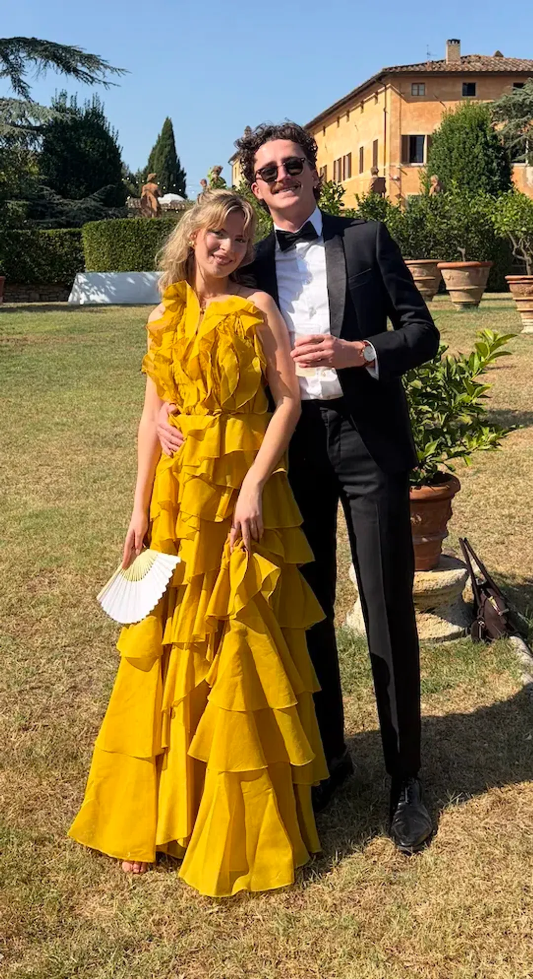 Aje Cleo dress in chartreuse size 8 for rent on The Volte - main image
