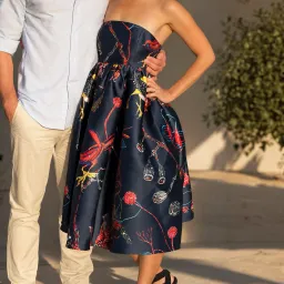 Romance Was Born Night Gum Print Dress XS for rent on The Volte - image 1