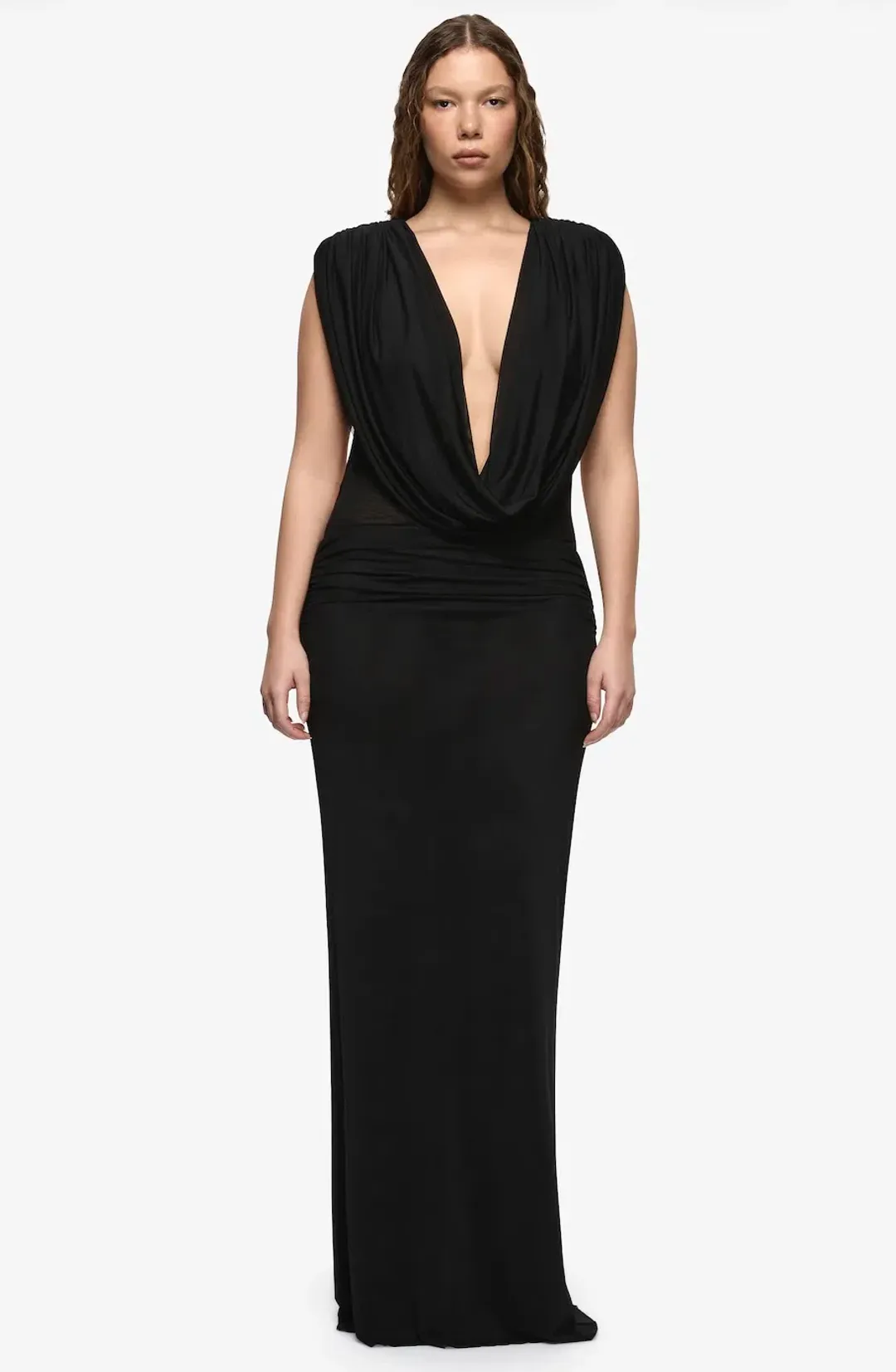 Arianna Cowl Neck Maxi Dress for rent on The Volte - main image