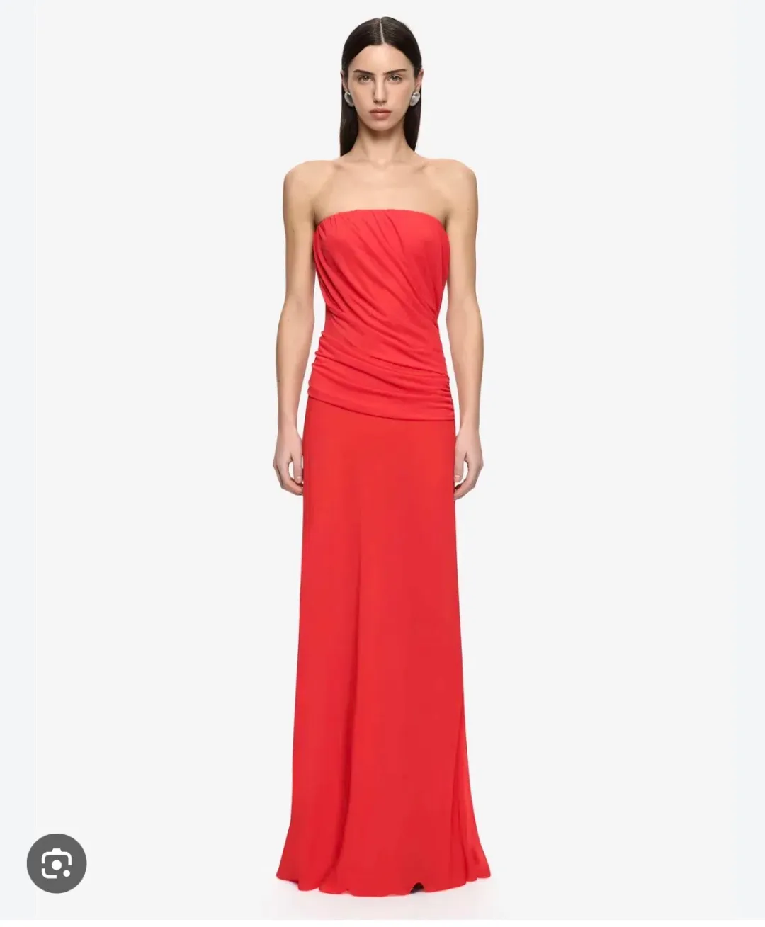 Bec & Bridge Xanthe Strapless Dress Red Size 8 for rent on The Volte - main image