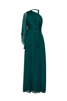 Manning Cartel Emerald Tie Maxi Dress Size 6 for rent on The Volte - image 3