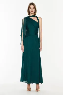 Manning Cartel Emerald Tie Maxi Dress Size 6 for rent on The Volte - image 1