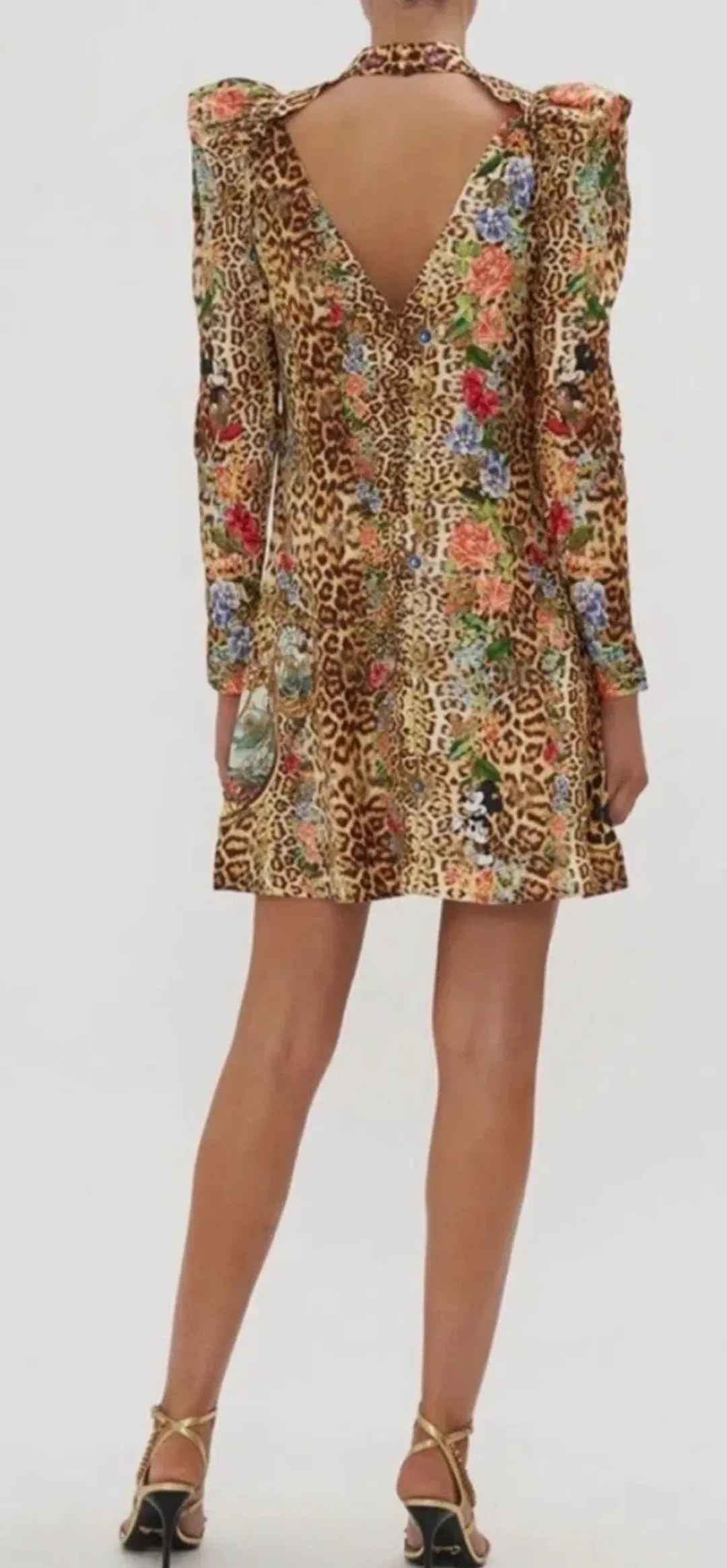 Camilla x Disney X Mickey silk mini dress for rent on The Volte - main image