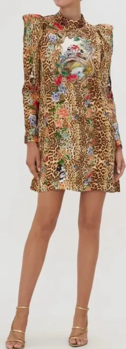 Camilla x Disney X Mickey silk mini dress for rent on The Volte - image 1