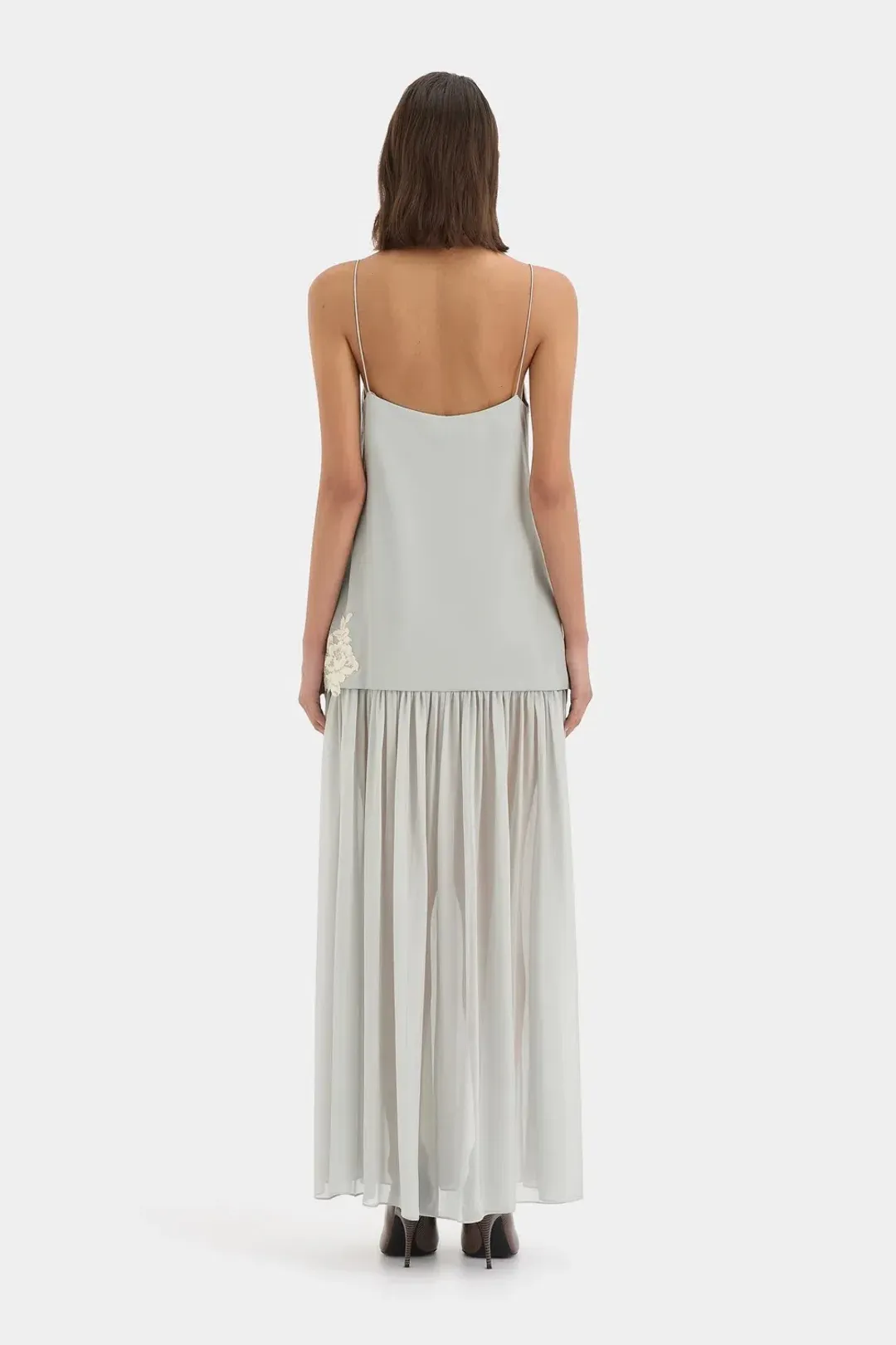 SIR THE LABEL Noria Tiered Gown for rent on The Volte - main image