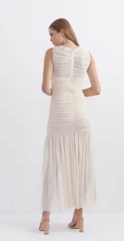 Pasduchas LUNAR HOURGLASS Midi Size 8 Beige for rent on The Volte - image 4