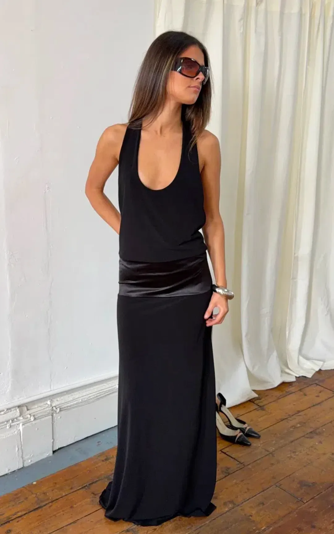 LaMarie Serena Dress in Black (XS/S) for rent on The Volte - main image