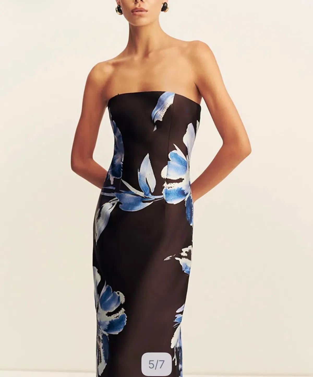 Shona joy Elsa panelled strapless maxi dress - Image 3