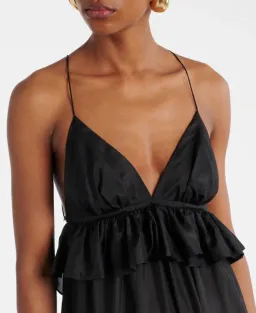 ZIMMERMANN RHIANNON RUFFLE MAXI DRESS SIZE 2 for rent on The Volte - image 4