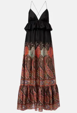 ZIMMERMANN RHIANNON RUFFLE MAXI DRESS SIZE 2 for rent on The Volte - image 5