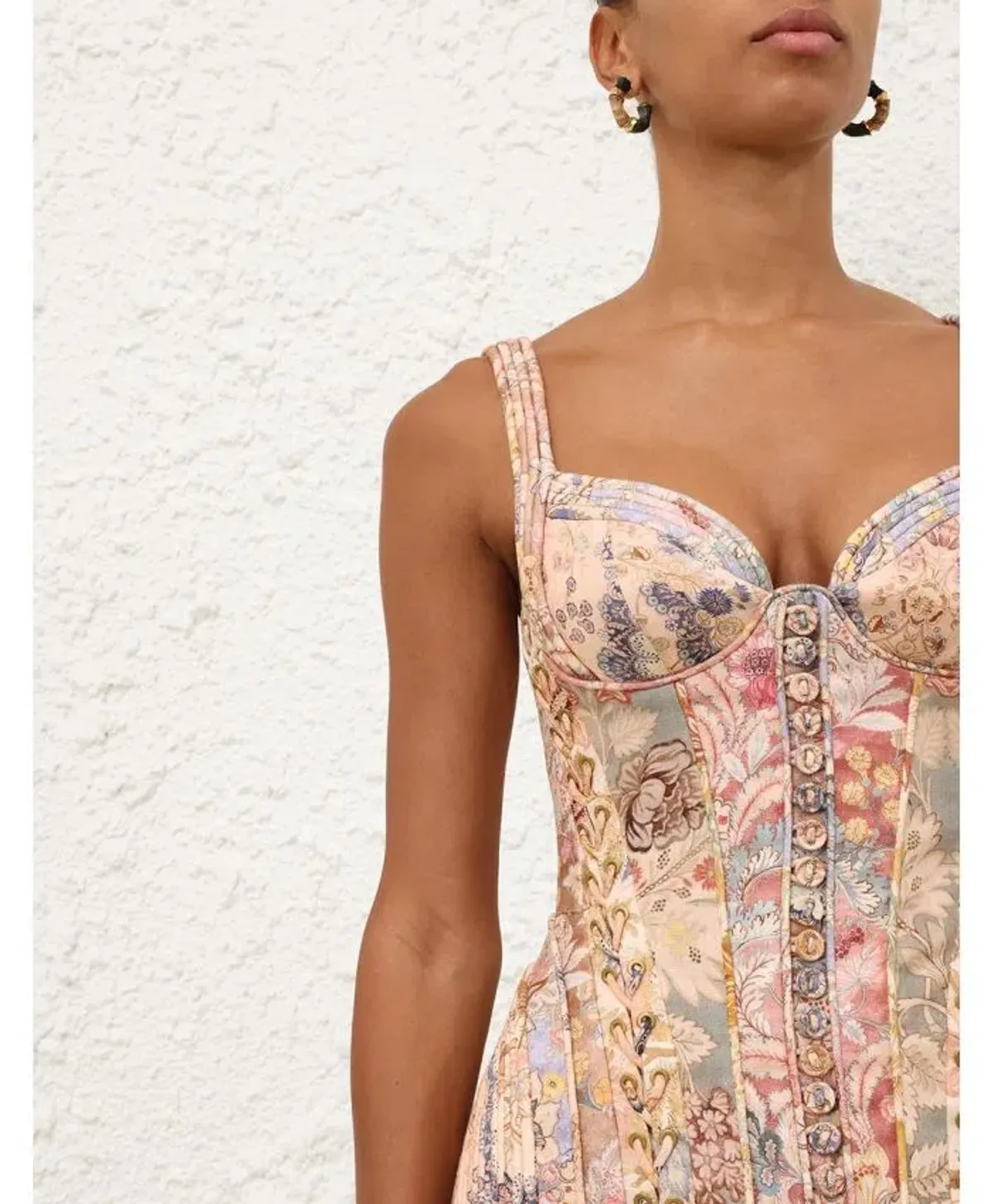 Zimmermann Rebellion Corded Maxi Dress Pink Size 14 - Image 4
