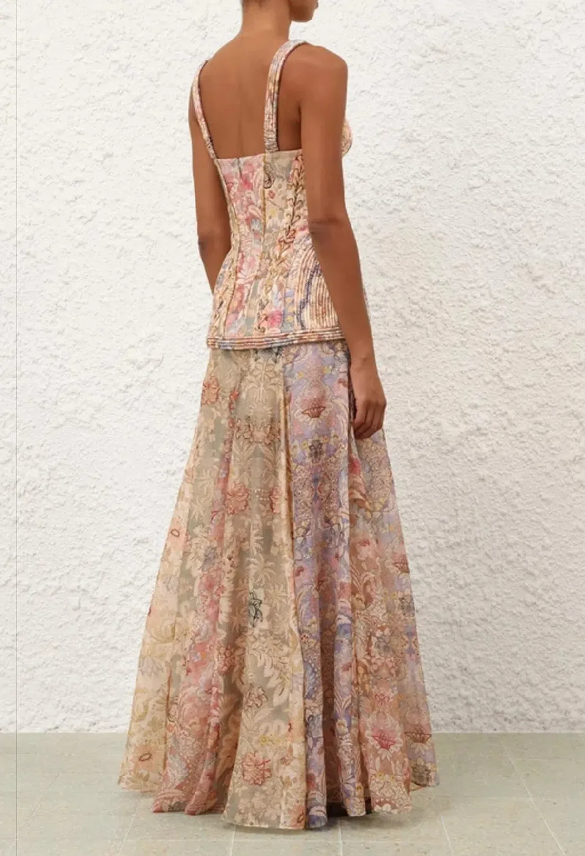 Zimmermann Rebellion Corded Maxi Dress Pink Size 14 - Image 5