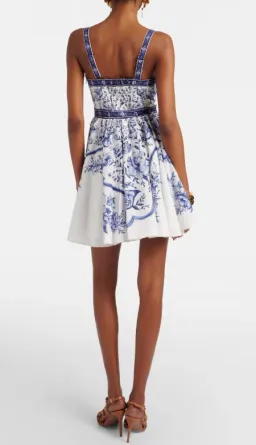 FARM RIO PORCELAIN GARDEN MINI DRESS SIZE MEDIUM for rent on The Volte - image 2