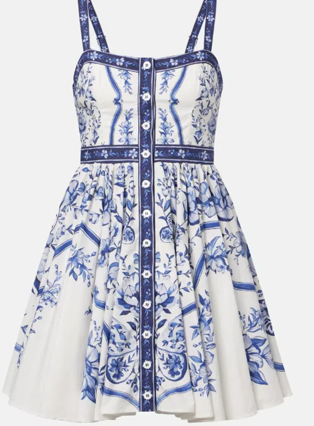 FARM RIO PORCELAIN GARDEN MINI DRESS SIZE MEDIUM for rent on The Volte - main image