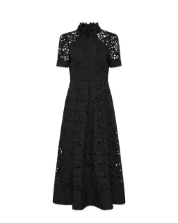 Rebecca Vallance Kitsu Short Sleeve Midi Dress | Size 8 for rent on The Volte - image 4