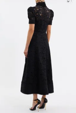 Rebecca Vallance Kitsu Short Sleeve Midi Dress | Size 8 for rent on The Volte - image 1