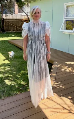 Aje Clara Midi Dress Beaded for rent on The Volte - image 1
