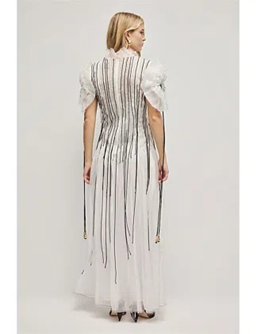 Aje Clara Midi Dress Beaded for rent on The Volte - main image