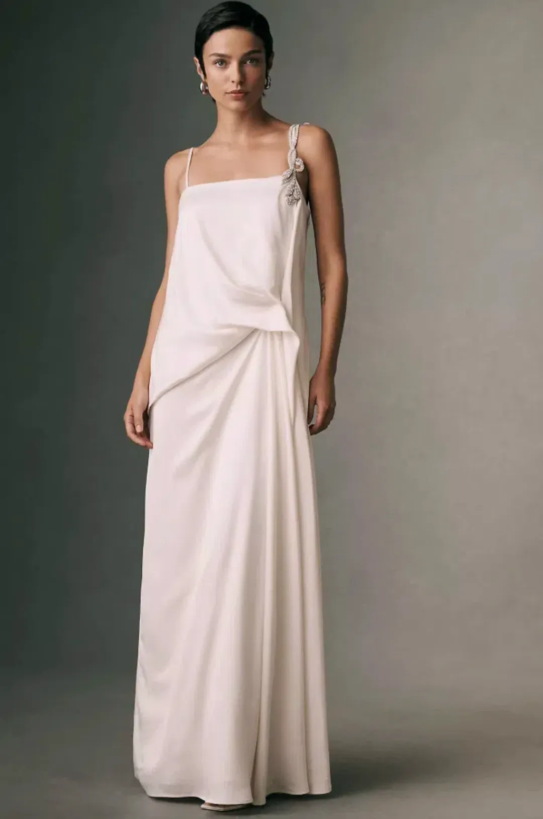 RACHEL GILBERT Oryx Gown In Ivory White AU 6 for rent on The Volte - main image