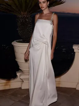 RACHEL GILBERT Oryx Gown In Ivory White AU 6 for rent on The Volte - image 1