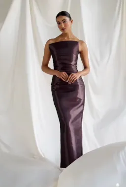 Eliya The Label Tatum Dress Chocolate Size 8 for rent on The Volte - image 2