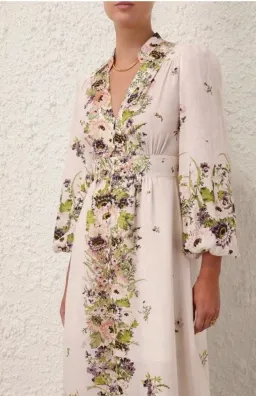 Zimmermann Halliday Plunge Midi Size 0 for rent on The Volte - image 4